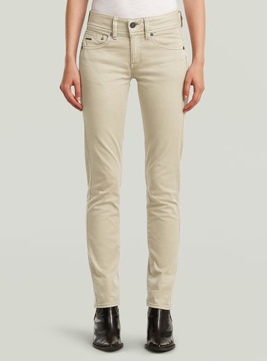 Pantalones Midge Slim Straight Chino